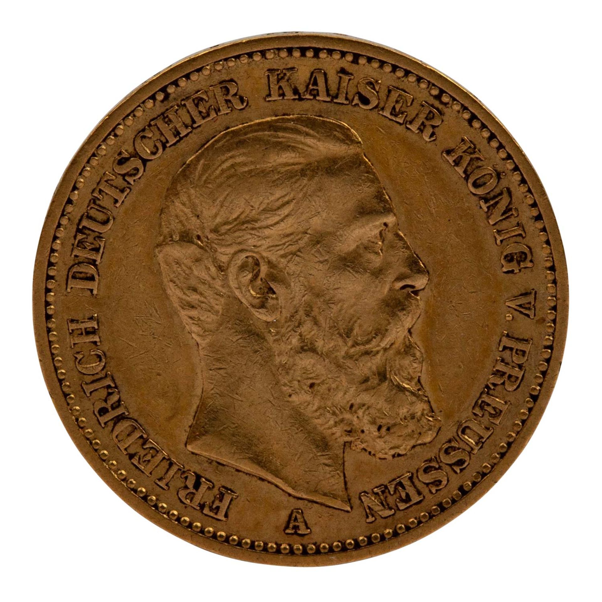Deutsches Kaiserreich / Preussen - 20 Mark 1888, Kaiser Friedrich,