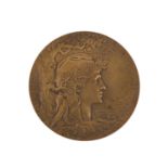 Frankreich - Bronzene Preismedaille der Weltausstellung in Paris 1900,