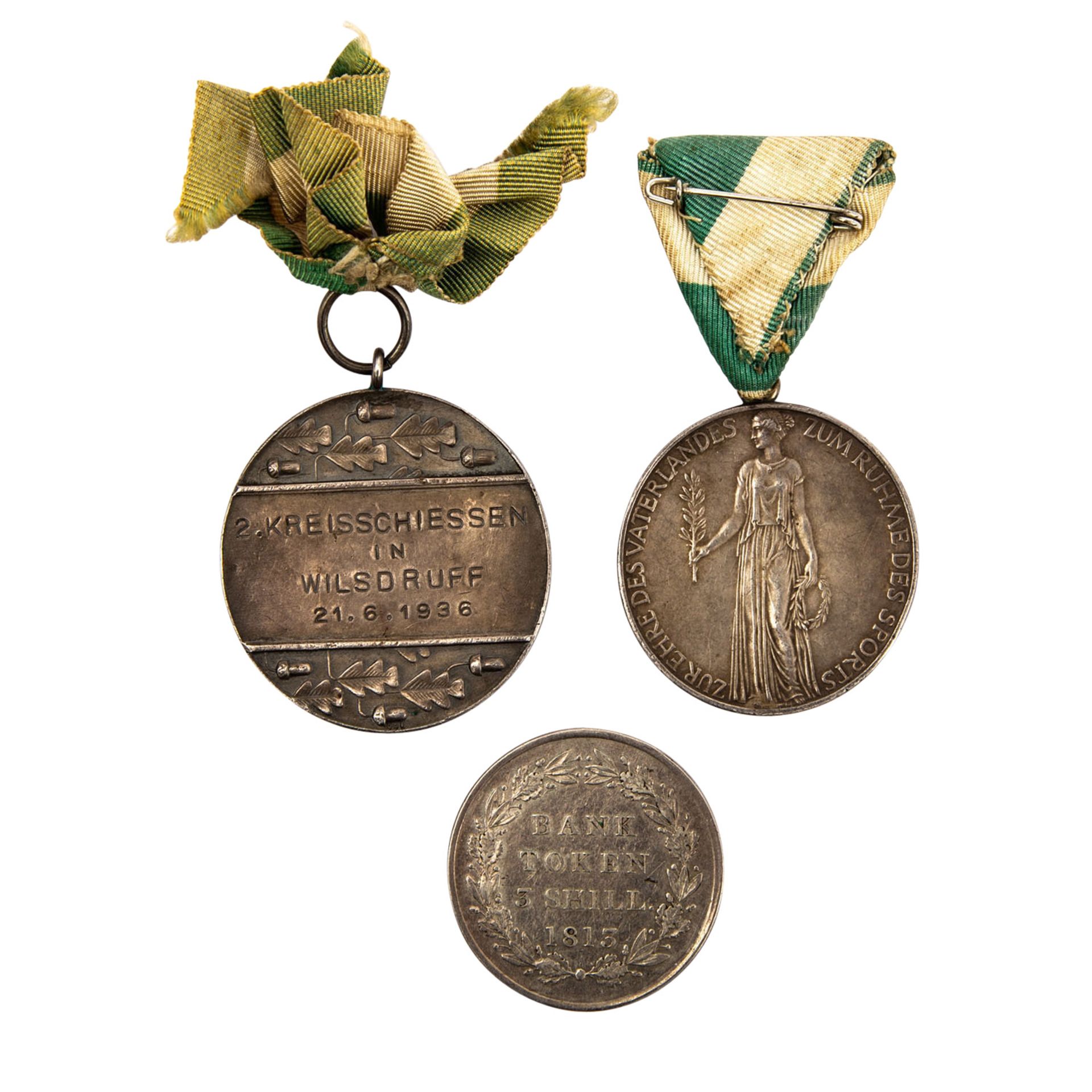 Deutsches Reich 1933-1945 - Konvolut mit u.a. tragbaren Medaillen, - Bild 2 aus 2