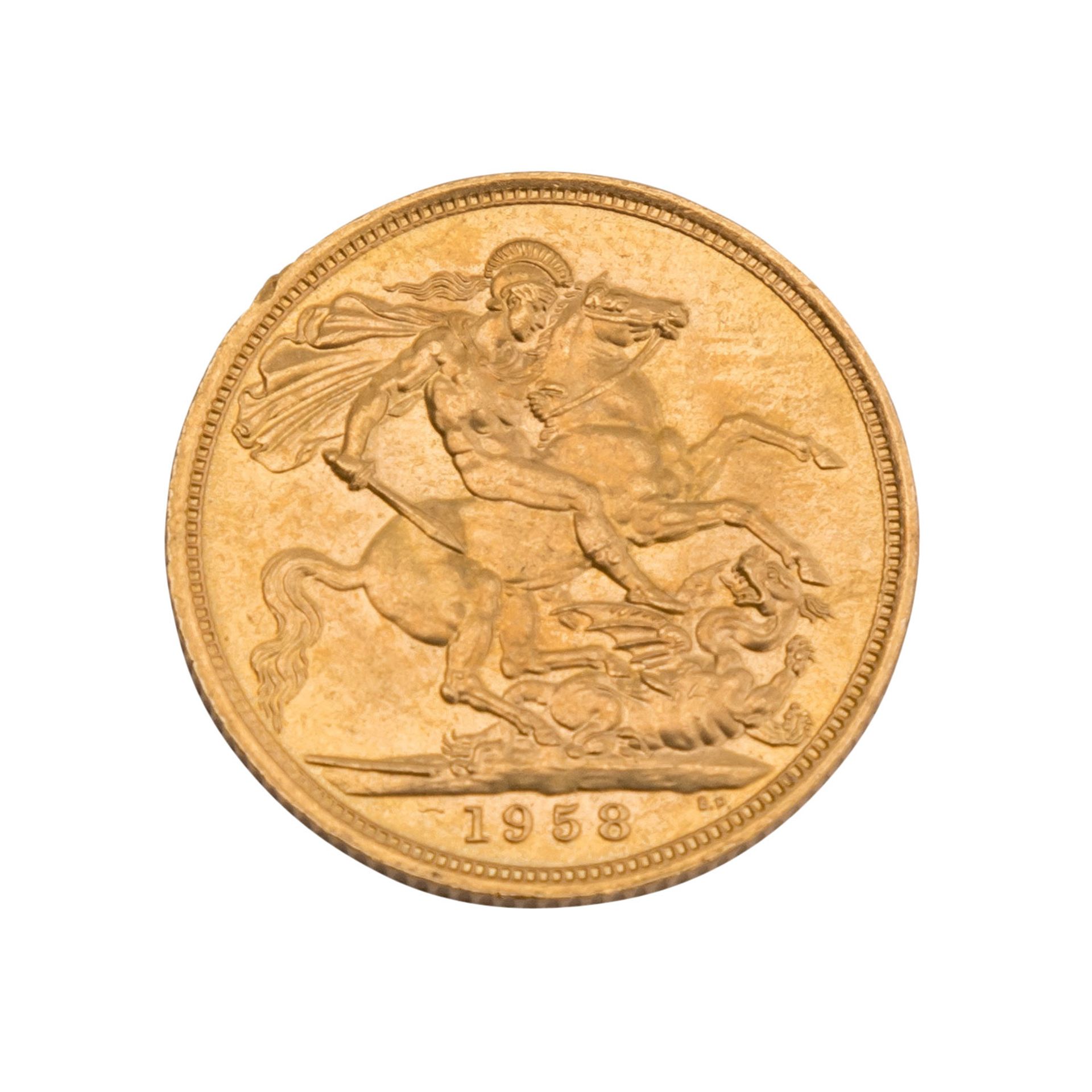 GB/GOLD - 1 Sovereign 1958, - Image 2 of 2