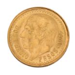 Mexiko/GOLD - 2,5 Pesos 1945 NP,