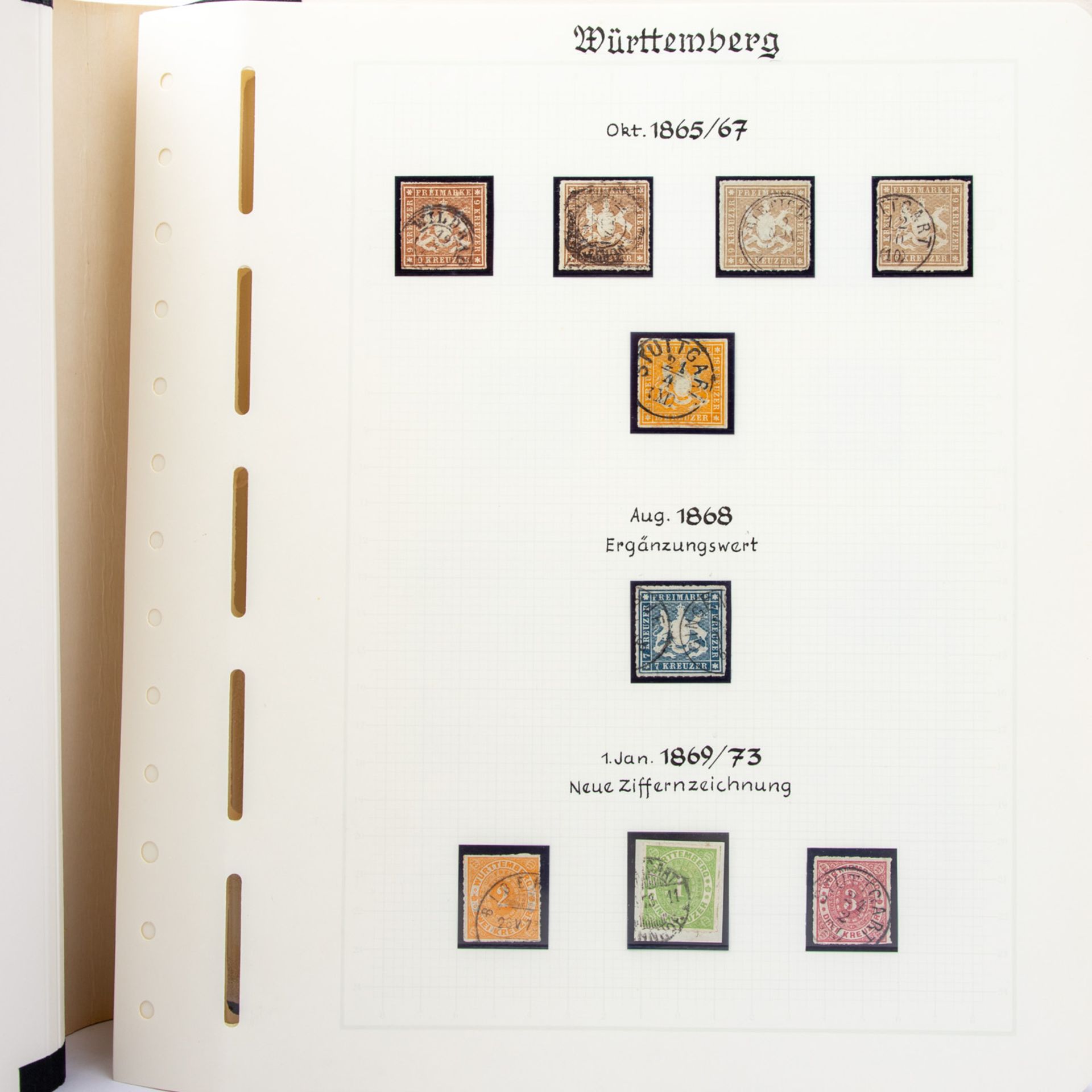 Altdeutschland / Württemberg - 1951/73, hervorragende Sammlung - Bild 13 aus 13