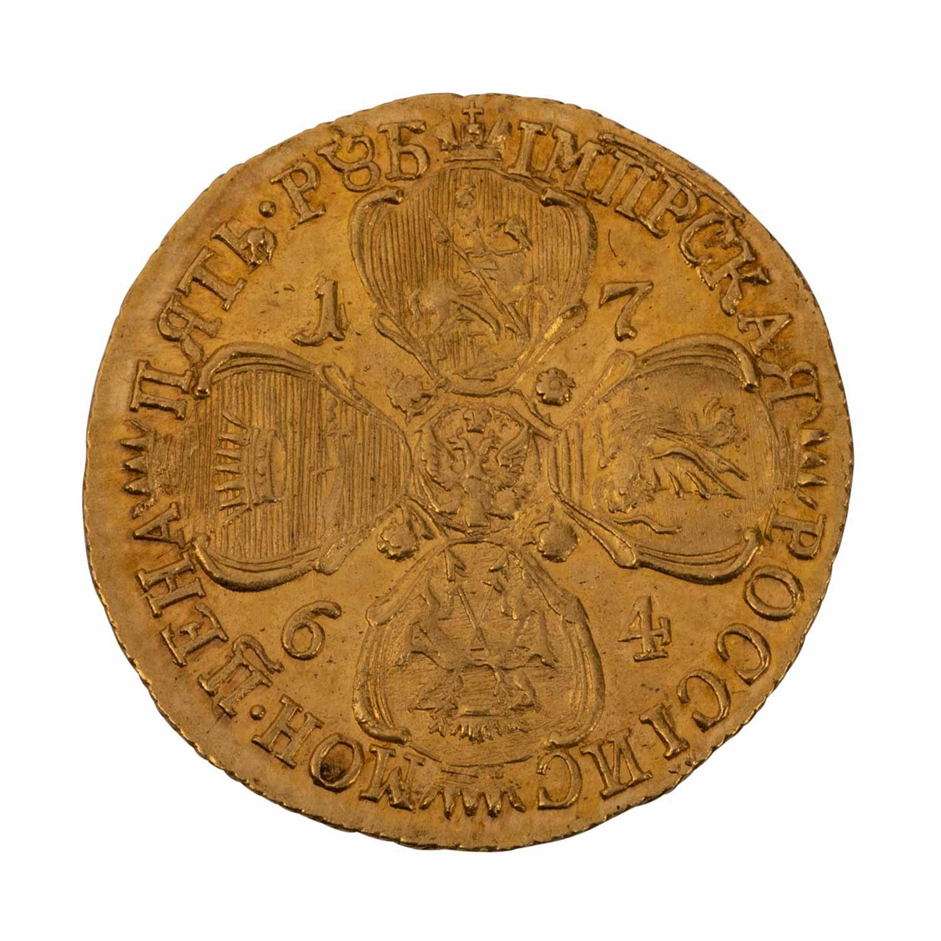 Russland / Katherina II. die Große (1762-1796), 5 Rubel 1764 - Bild 2 aus 2