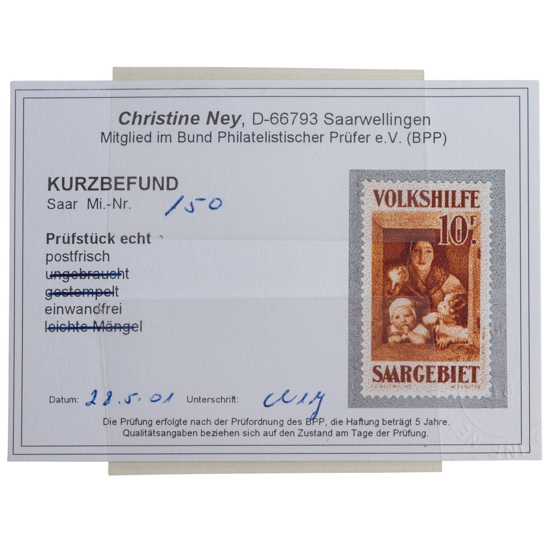 Saargebiet 1920-1934 inkl. Dienstmarken, Kat.-Wert ca. 13.000,-€ - Bild 8 aus 16