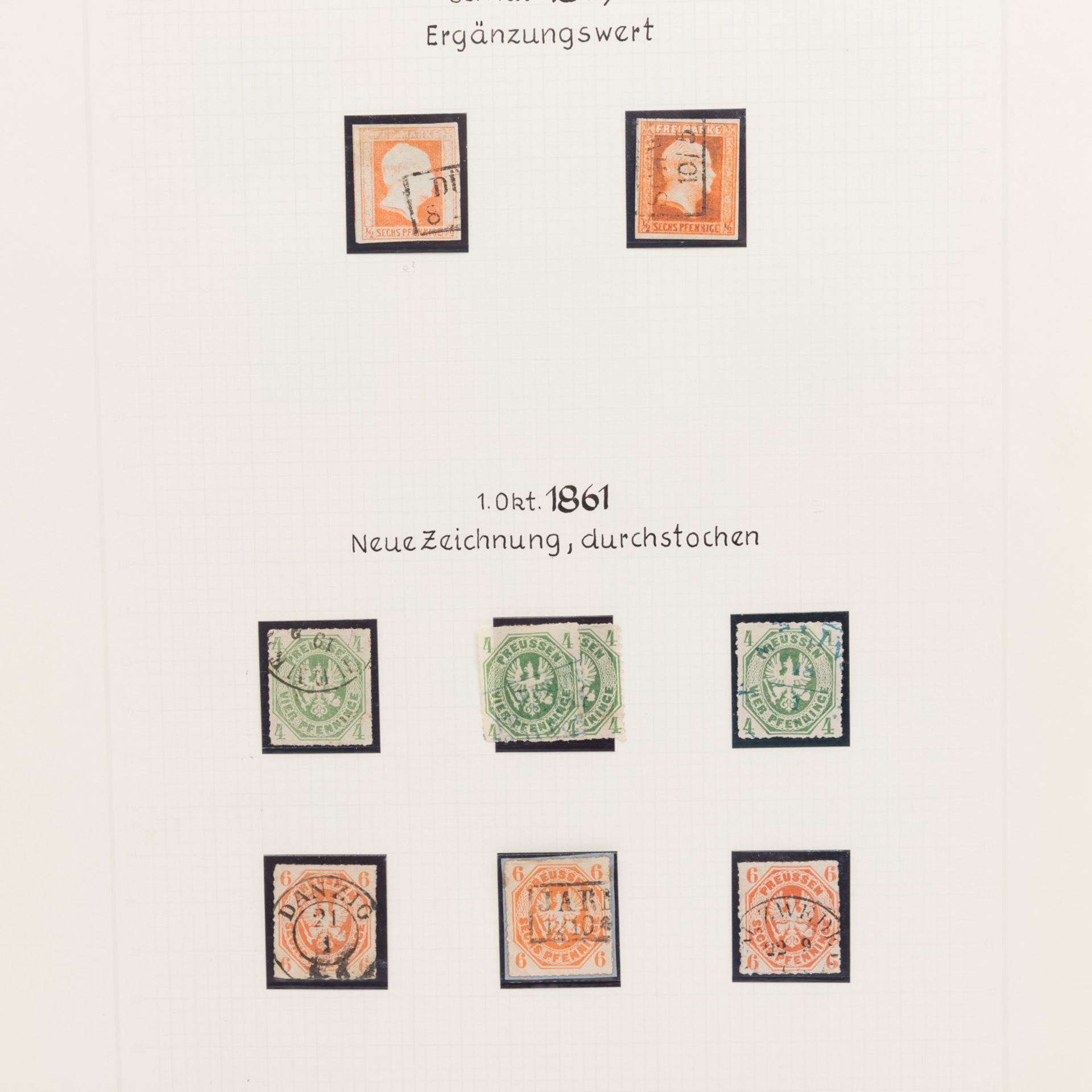 Altdeutschland Preußen - Wunderschöne Sammlung ex 1850/67, - Bild 6 aus 7