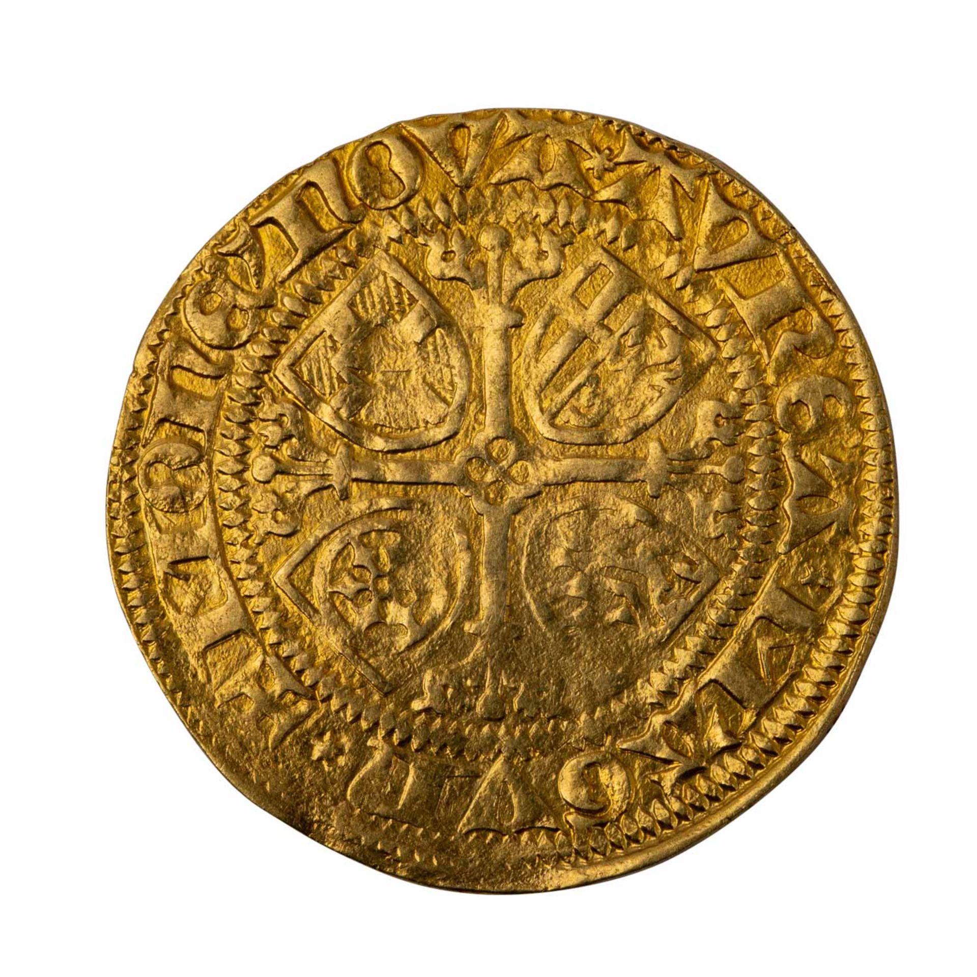 Erzbistum Mainz - Goldgulden o.J. (1464-1468), Adolf von Nassau-Wiesbaden-Idstein, - Bild 2 aus 2