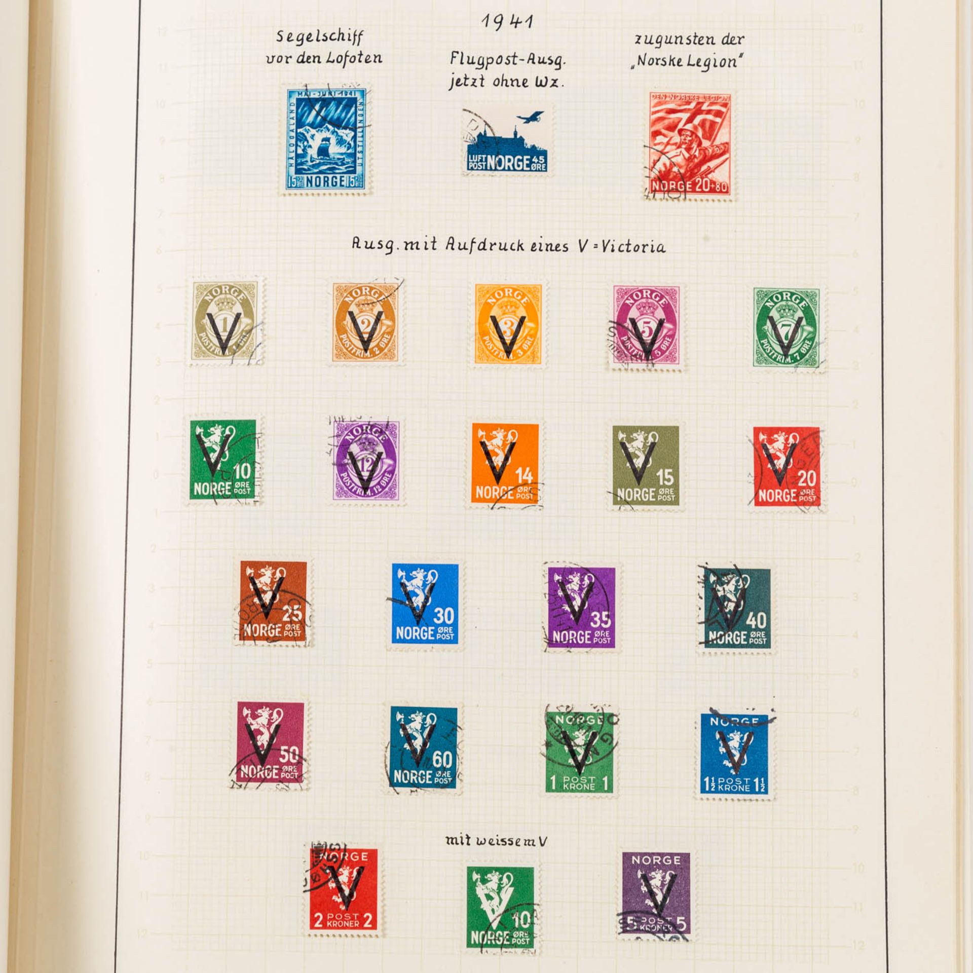 Norwegen 1855 bis ca. 1993 O - Bild 12 aus 25