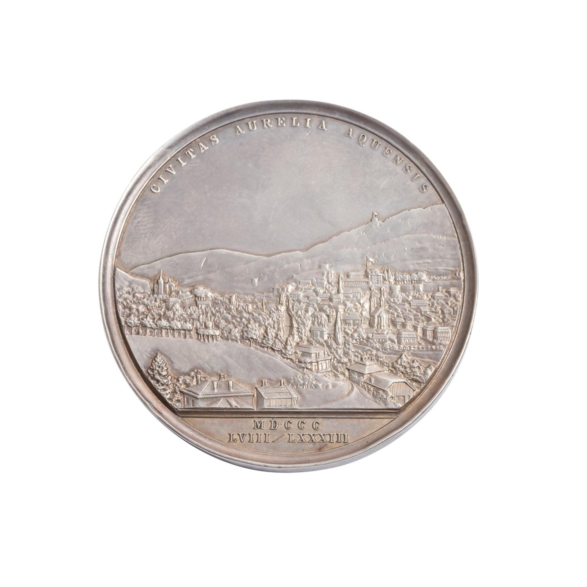 Baden-Durlach - Silbermedaille 1883 auf das 25-jährige Bestehen - Bild 2 aus 2