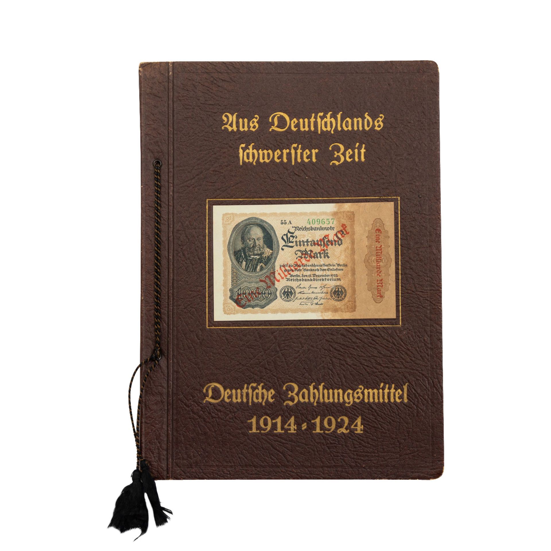 Sammelalbum "Aus Deutschlands schwerster Zeit - Deutsche Zahlungsmittel 1914-1924" - - Bild 2 aus 7