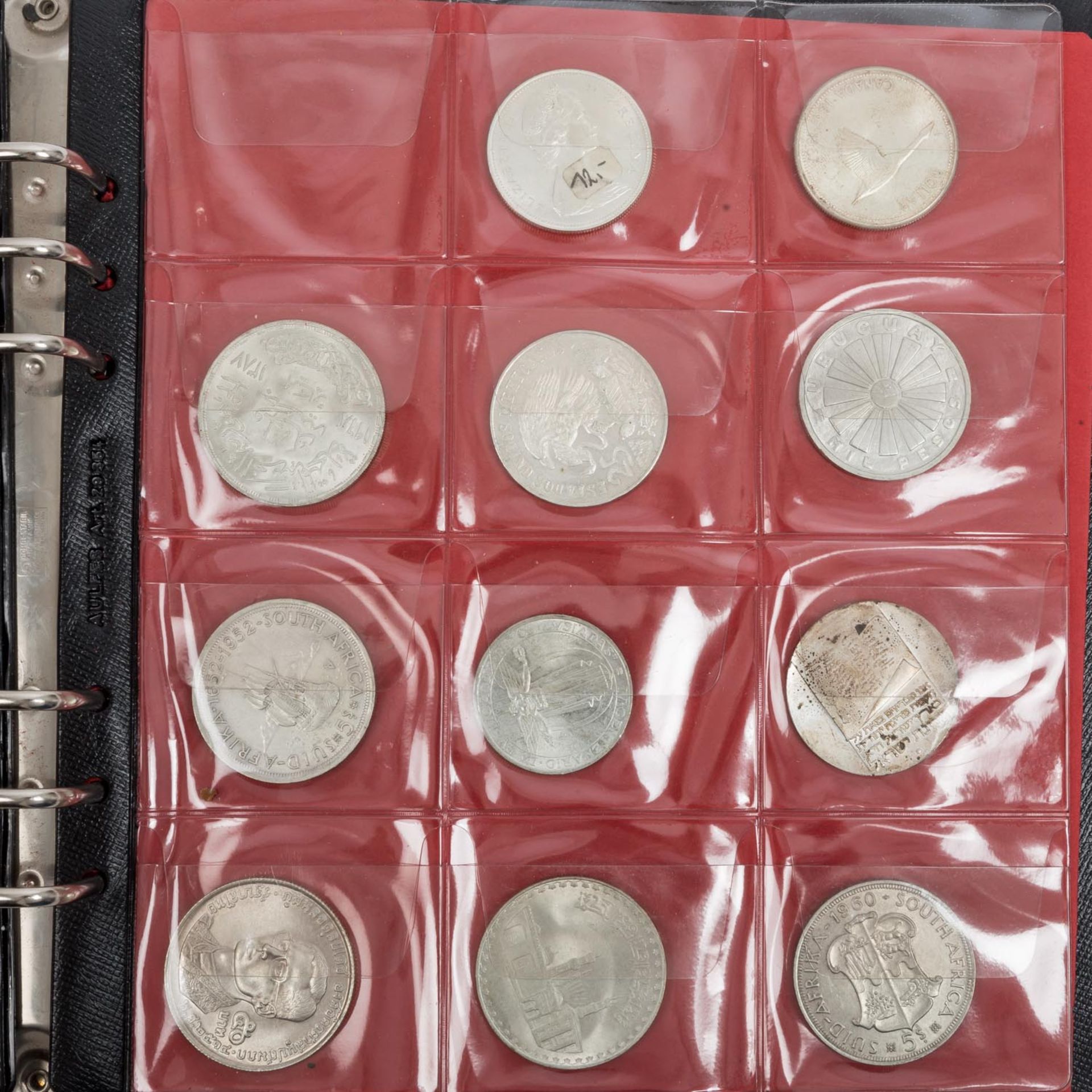 2 Münzalben mit Münzen und Medaillen aus aller Welt, mit SILBER - - Bild 5 aus 6