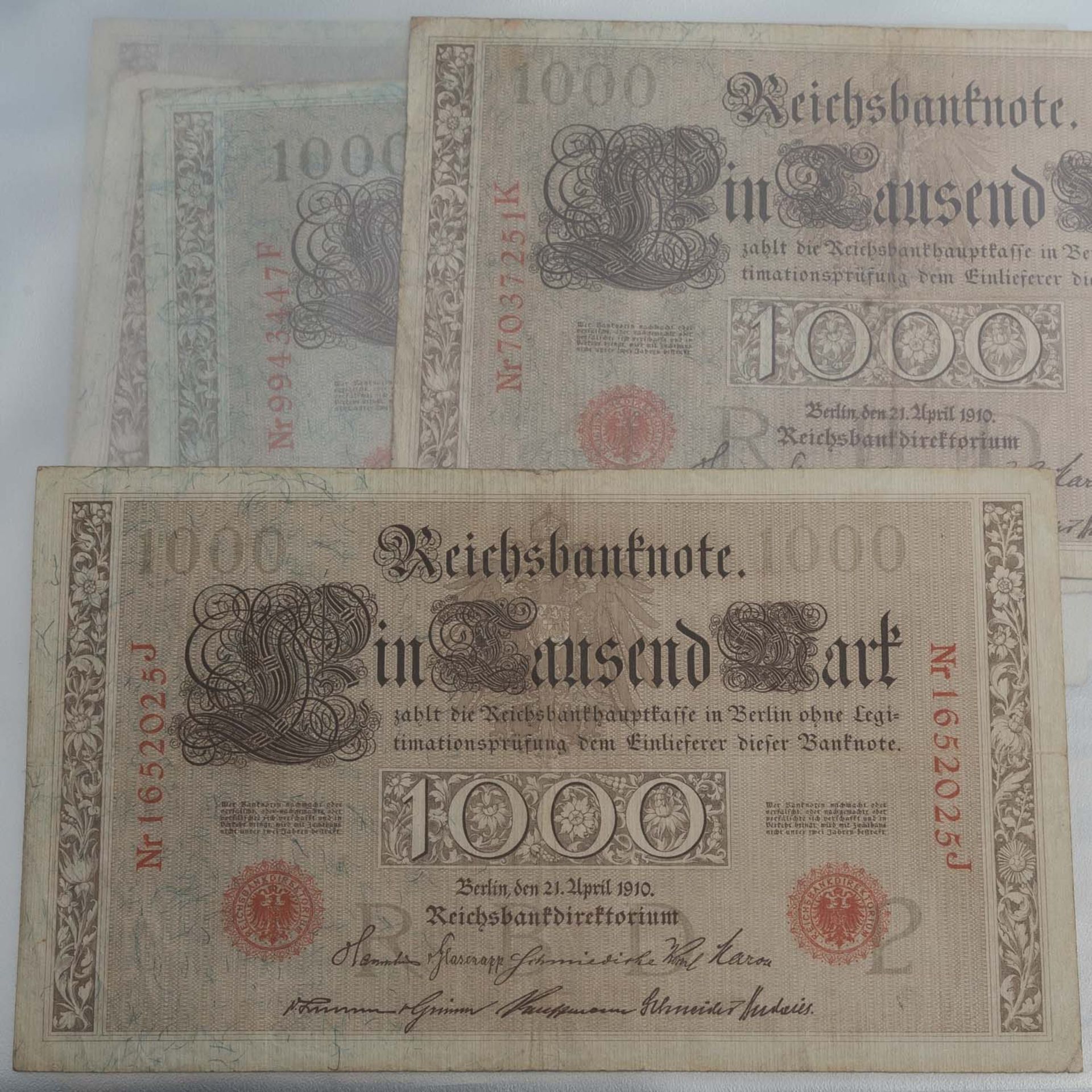 Dt. Kaiserreich - 71 x Reichsbanknoten III/IV - Bild 6 aus 6