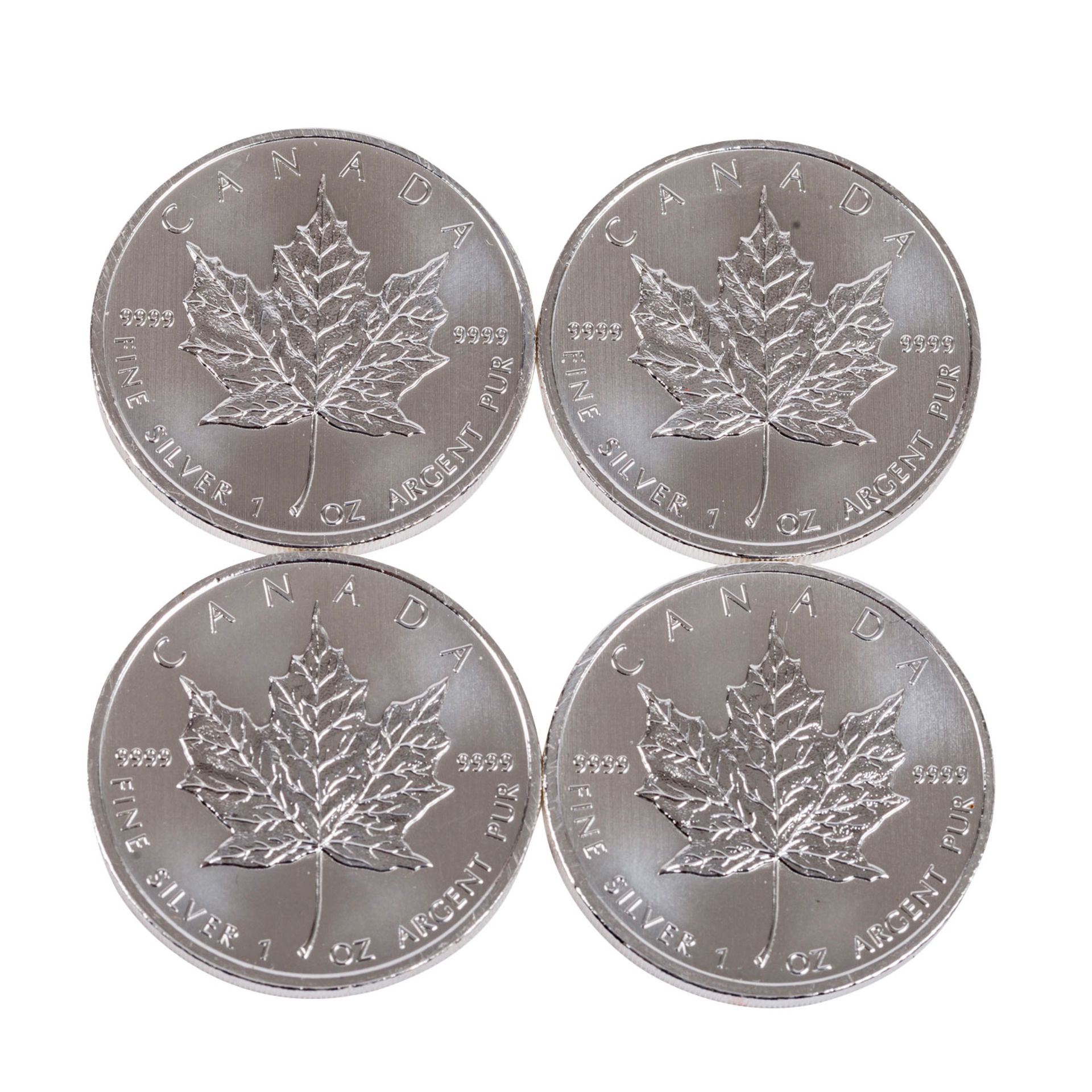 SILBERUNZEN - 75 x 1 oz. Maple Leaf, - Image 6 of 6