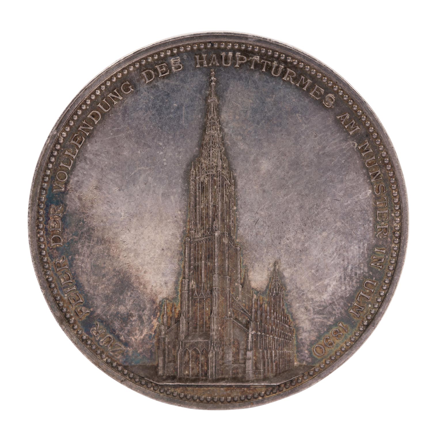 Württemberg / Ulmer Münster - Medaille 1890 unter König Karl zur - Image 2 of 2