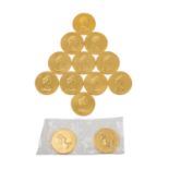 Kanada/GOLD - 13 x 1 oz. Maple Leaf,