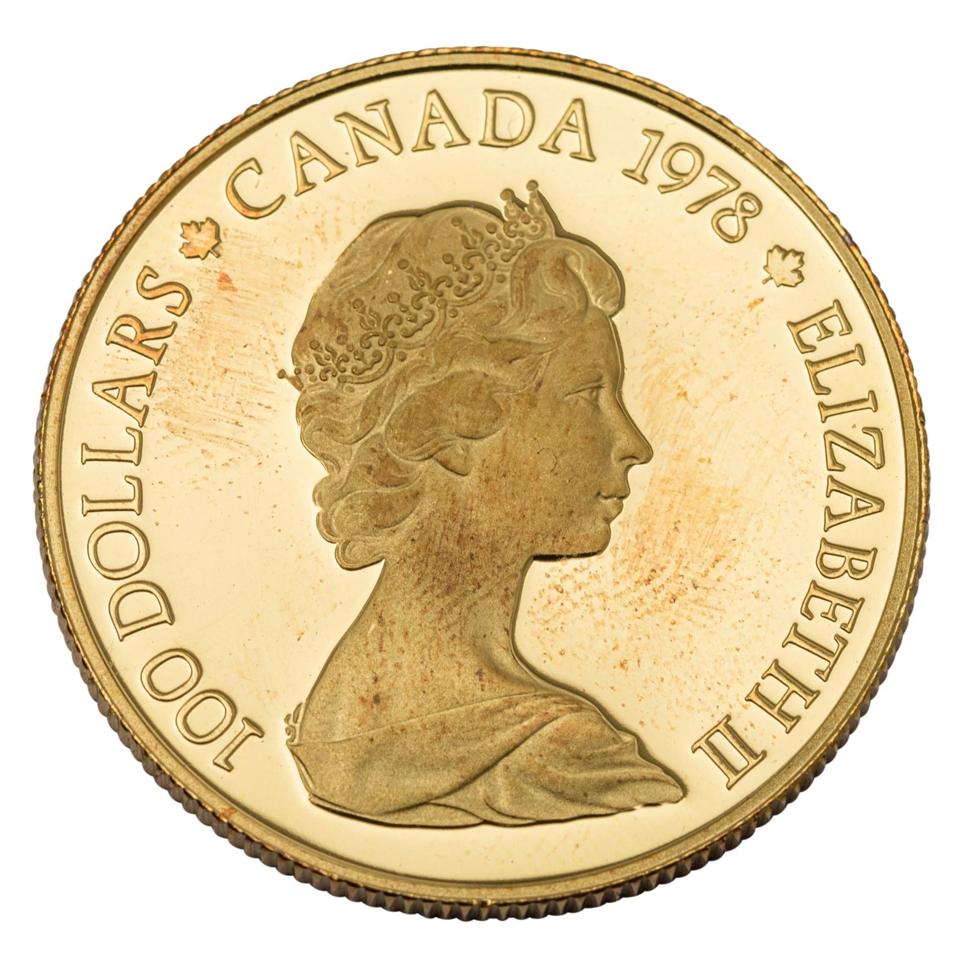 Kanada/GOLD - 100 Dollars 1978 - Bild 2 aus 3