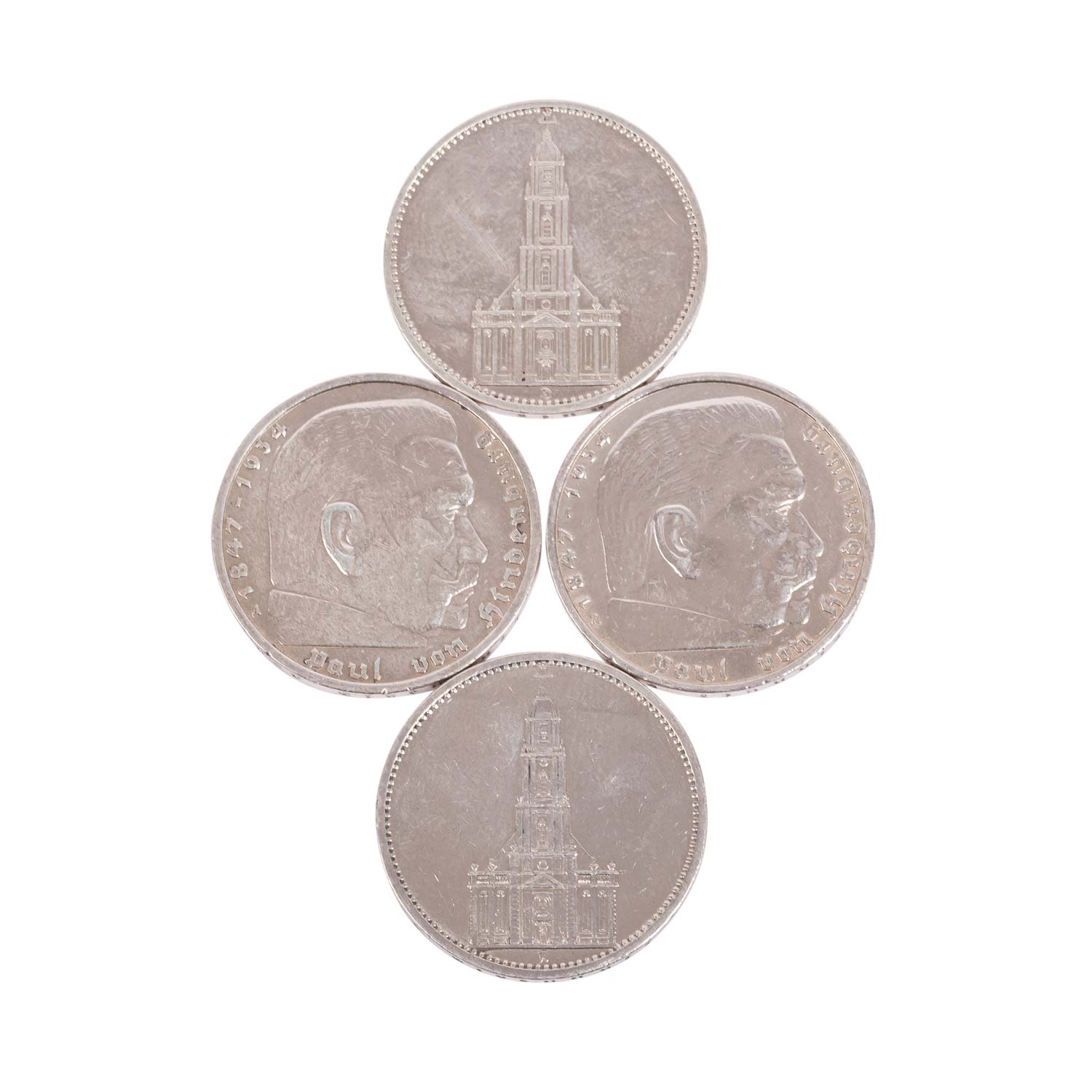 Deutsches Reich - 24 x 5 Reichsmark, Silber, - Image 2 of 3