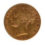 Australien /GOLD - Viktoria, 1 Sovereign 1873-S