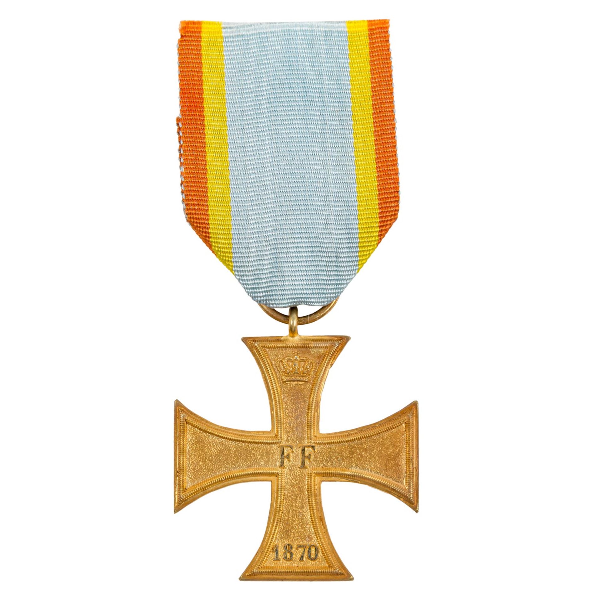 Mecklenburg-Schwerin - Militärverdienstkreuz 2. Klasse 1870, - Bild 2 aus 2