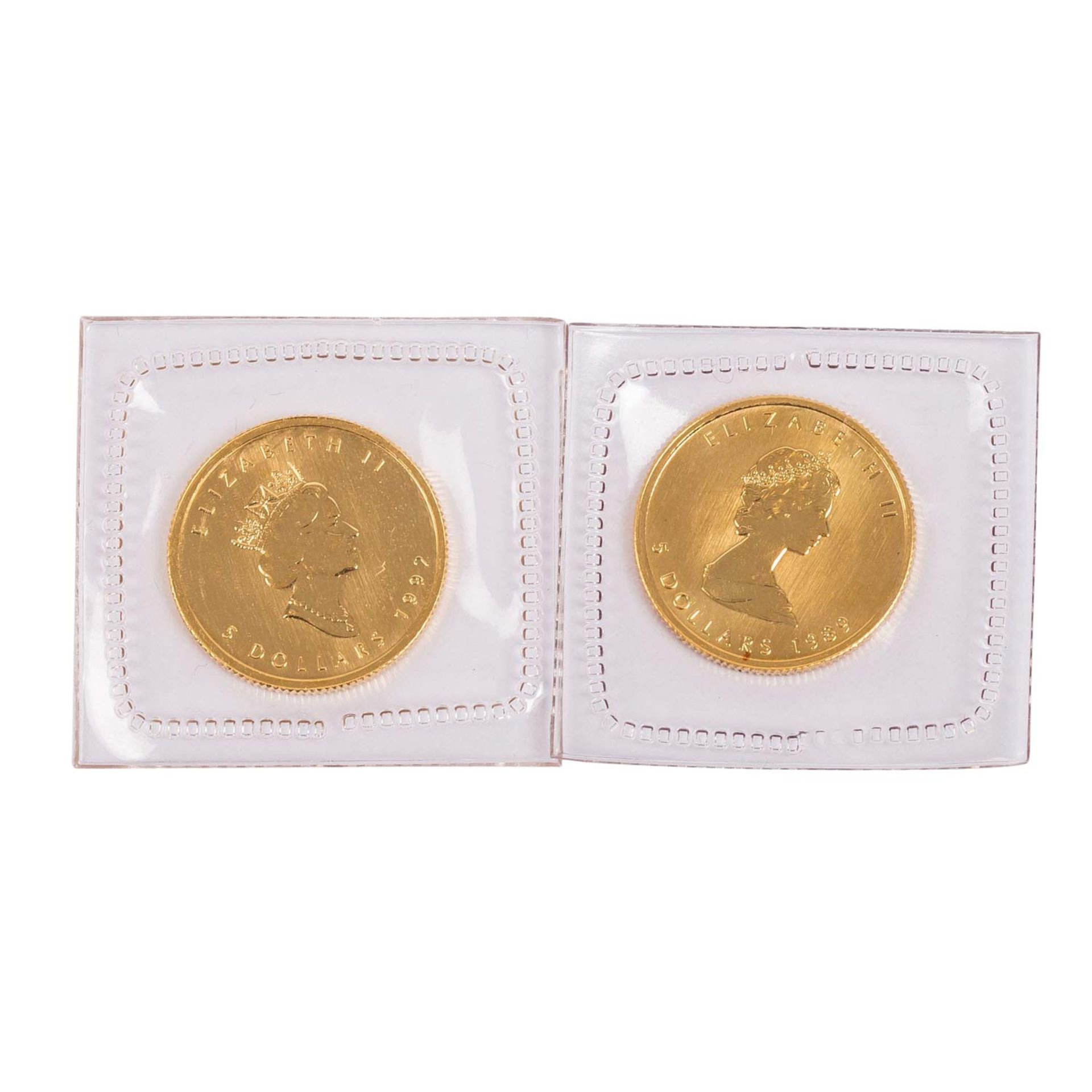 Kanada / Australien / GOLD - 7 x 1/10 Unzen Münze, - Bild 4 aus 5