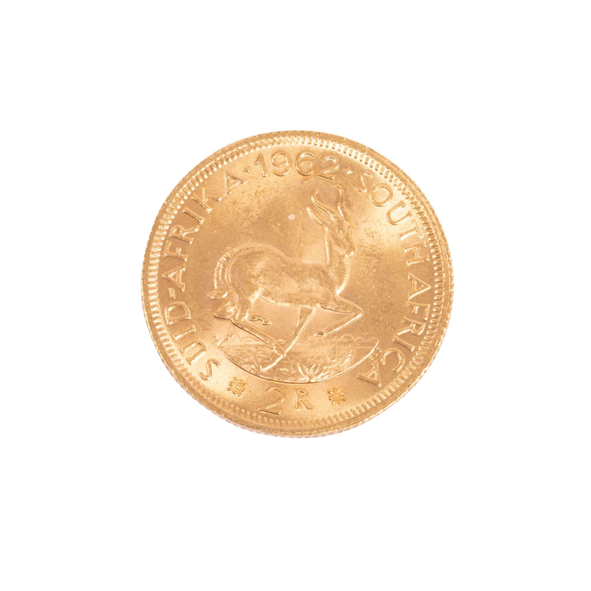 Südafrika / GOLD - 20 x 2 Rand, 1962,1963, Motiv Springbock, - Image 5 of 6