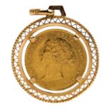 Australien/GOLD - Seltener Sovereign 1866 Sydney Mint,