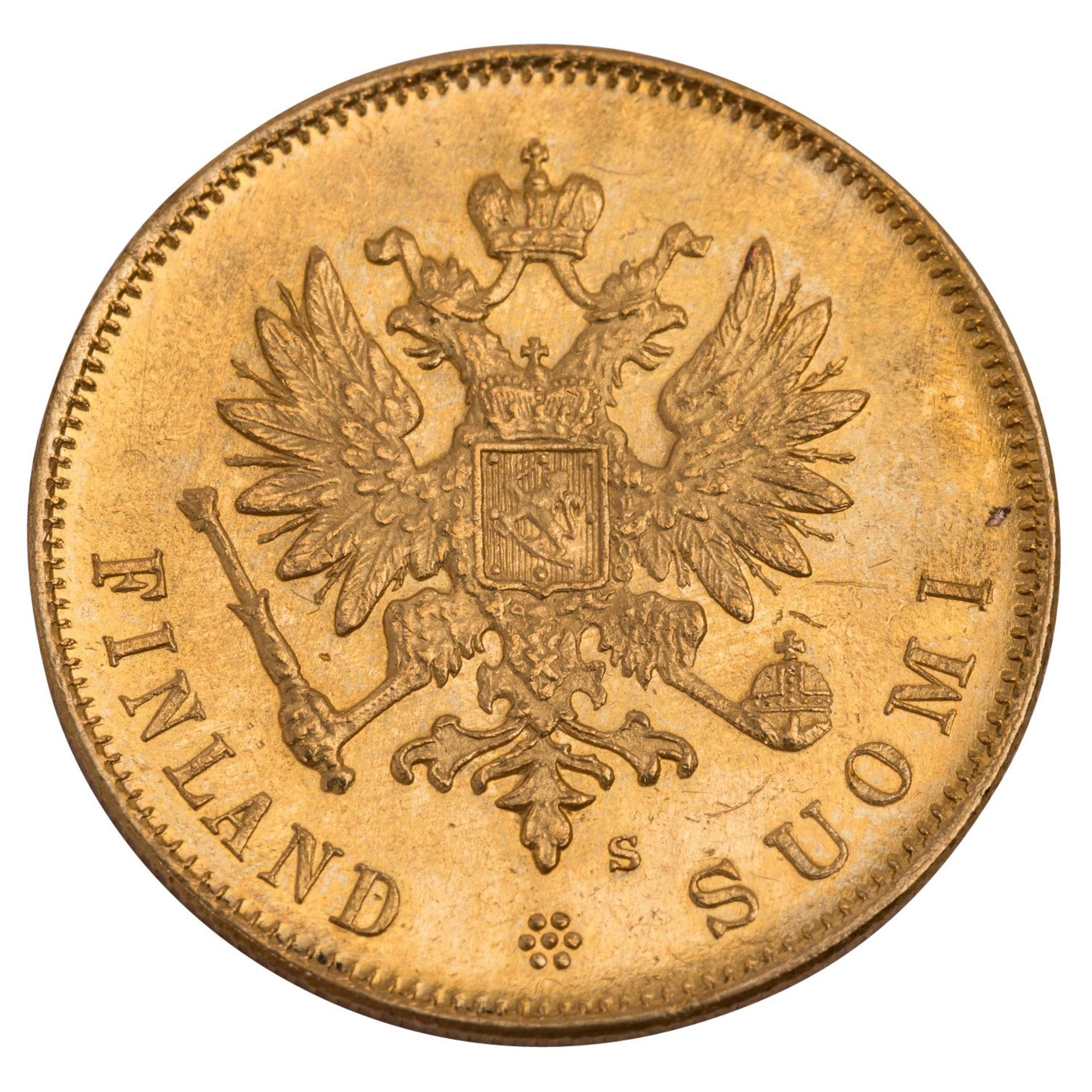 Finnland/ Gold - 10 Markkaa 1913/s - Image 2 of 2