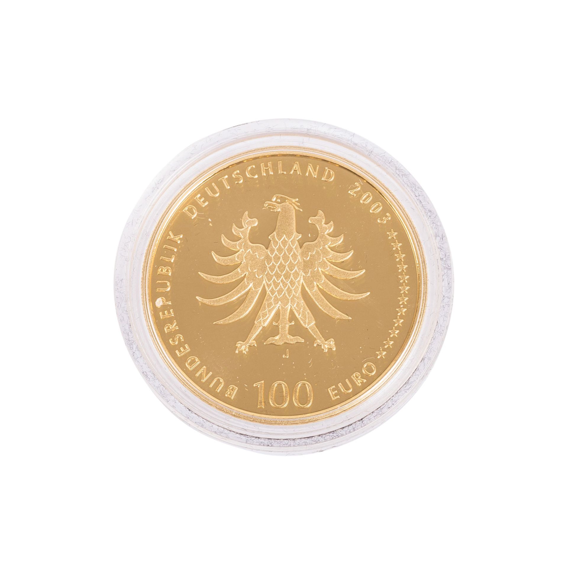 BRD Lot /GOLD - 15 x 100 Euro je 1/2 oz, diverse Motive - Image 10 of 12