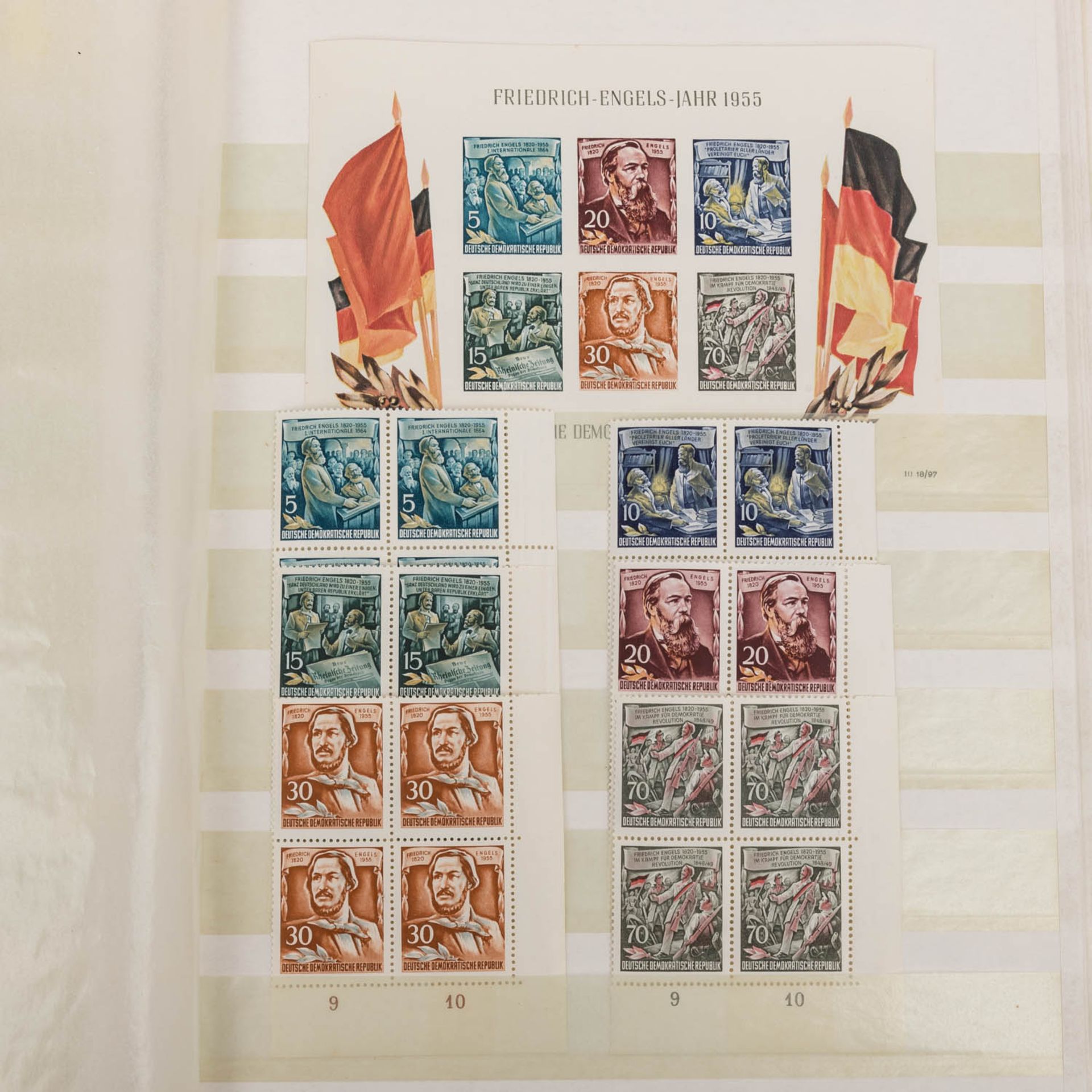 DDR 1949 bis ca. 1957 **/O; Kat.-Wert: ca. 3.200,-€ - Bild 16 aus 19
