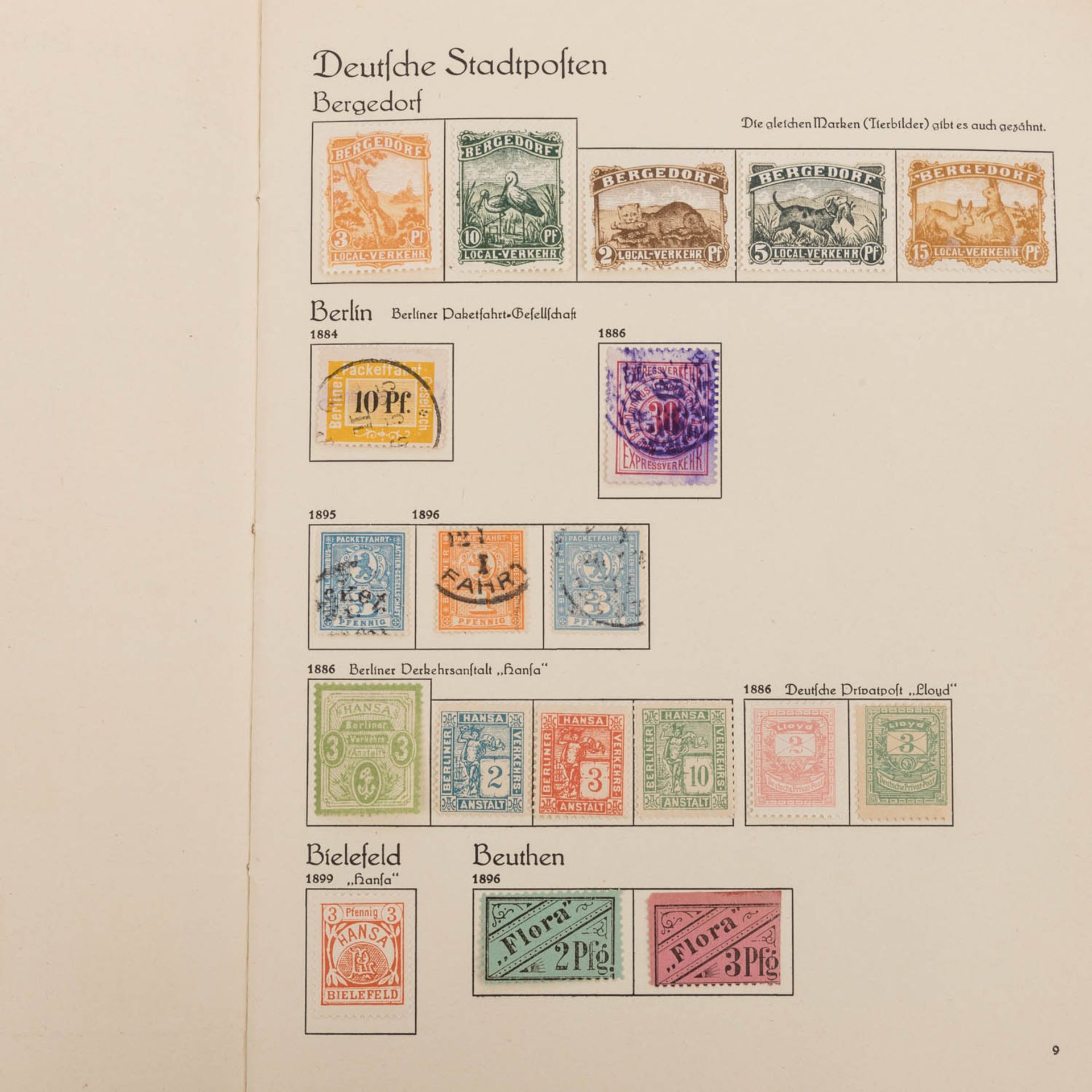 Deutsche Stadtpost 1898 - 1899 - Bild 3 aus 19