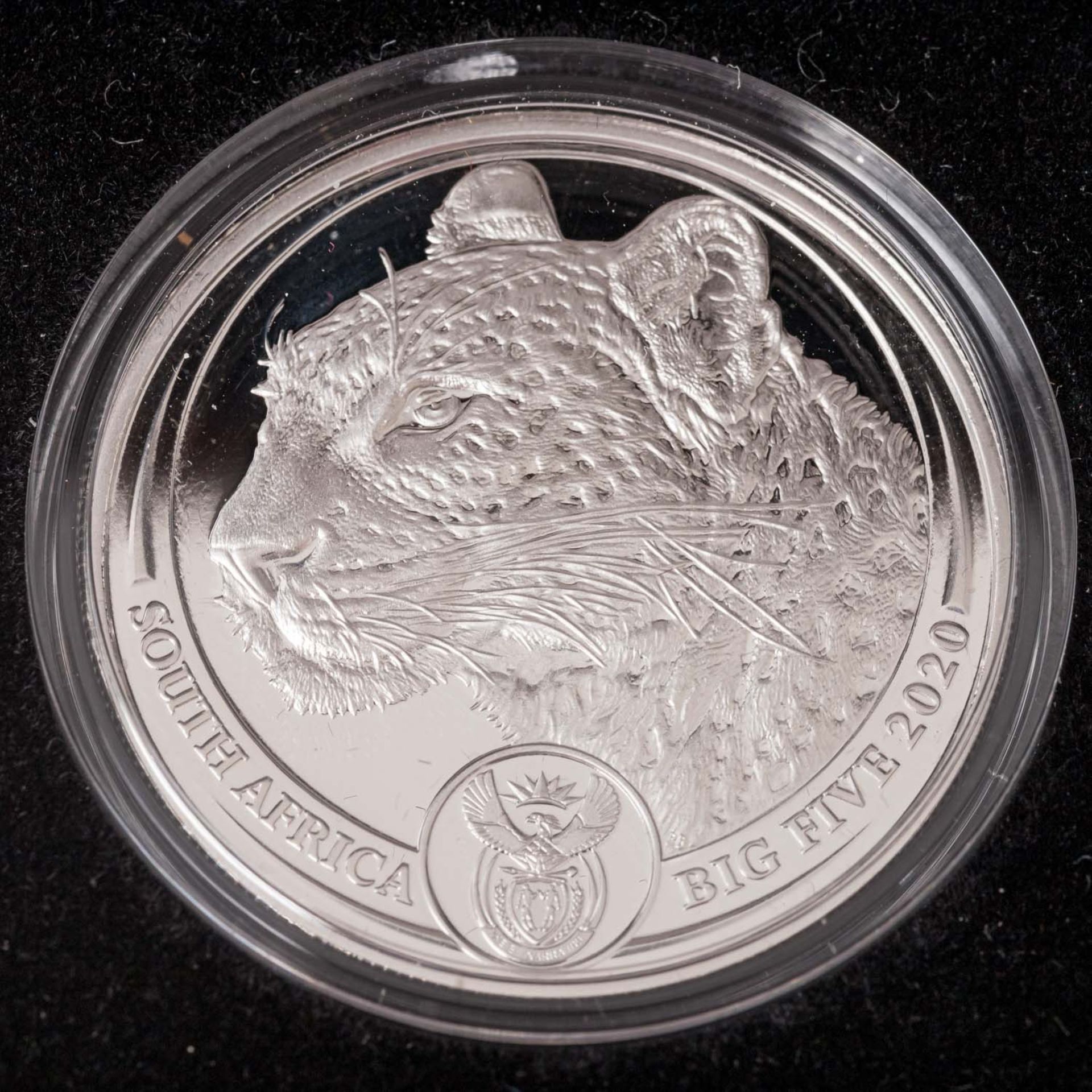 SELTEN! Südafrika/PLATIN - 20 Rand 2020 Leopard, - Image 2 of 3