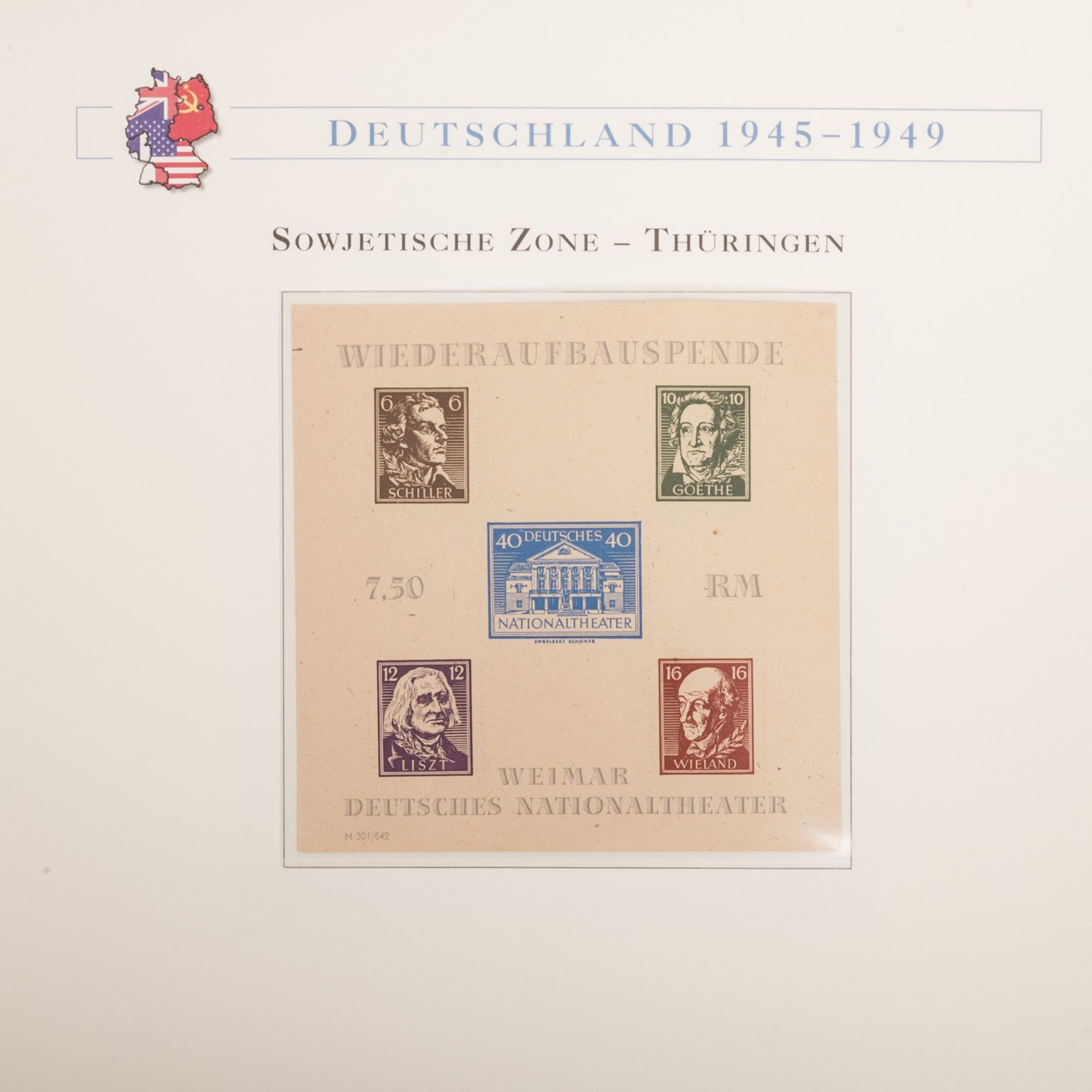 Sowjetische Besatzungszone 1945-1949 **. Kat.-Wert. ca. 6.400,-€ - Image 11 of 16