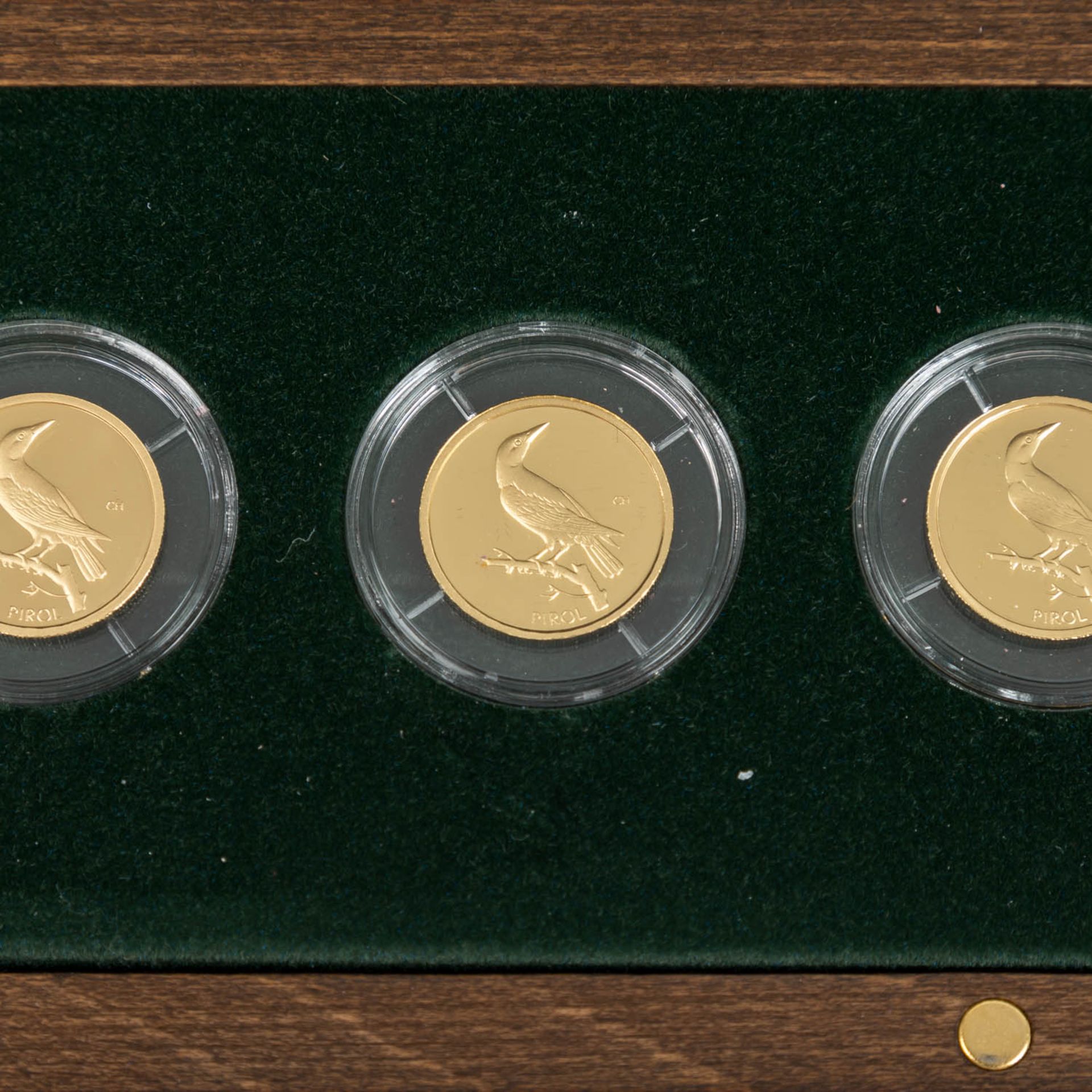 BRD / Heimische Vögel / GOLD - 5 x 20 Euro Goldmünzen 2017/A/D/F/G/J, - Image 3 of 4
