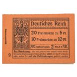 Dt. Reich - Markenheftchen Deckel 1912