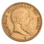 Baden/GOLD - 10 Mark 1904 G