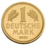 BRD / GOLD - 1 Mark 2001/F,