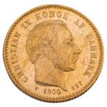 Dänemark - 10 Kronen 1900/VBP, König Christian IX,