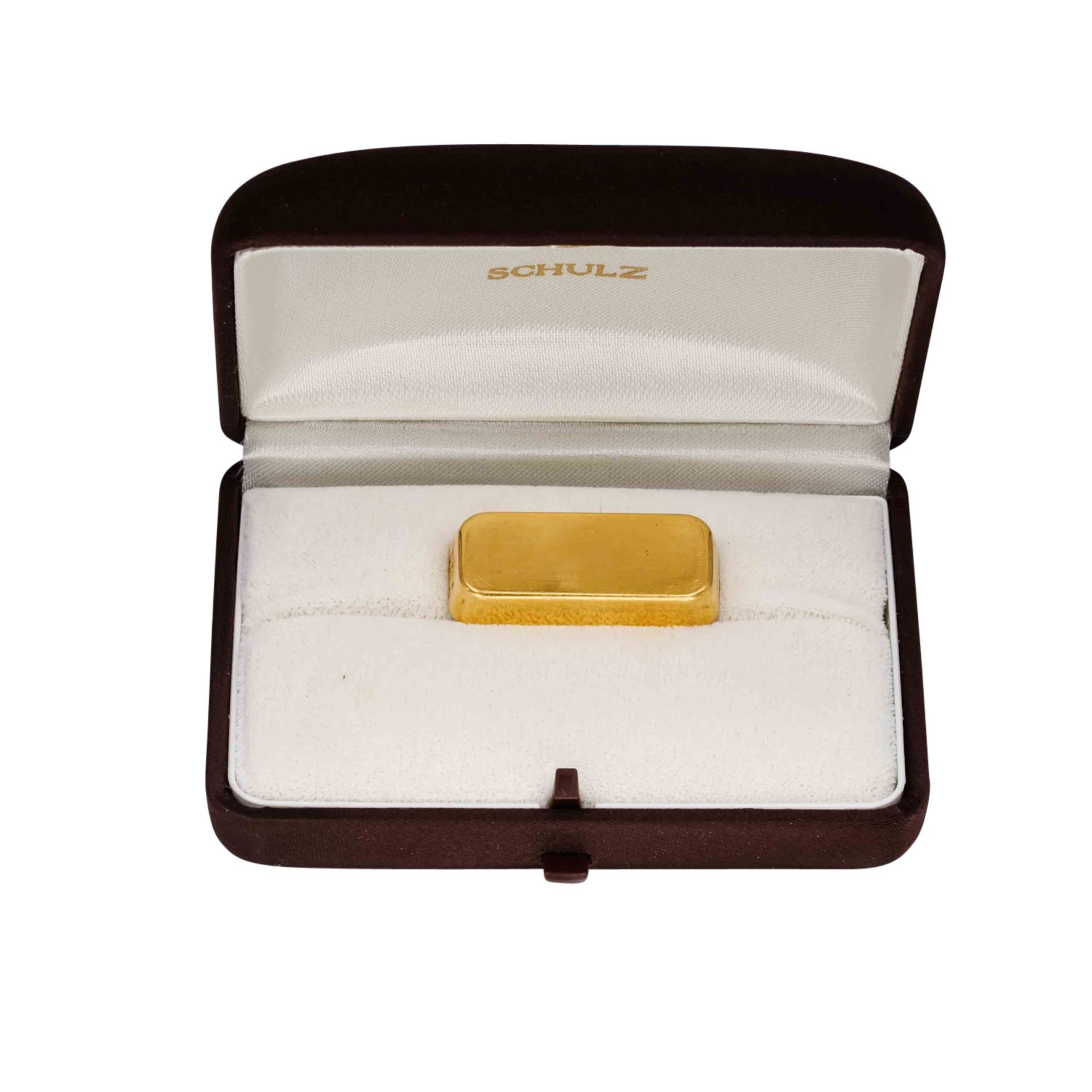 GOLDbarren - 50g GOLD fein, Goldbarren in historischer Form,