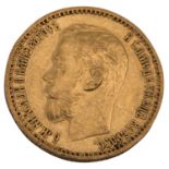 Russland/GOLD - 5 Rubel 1898 r