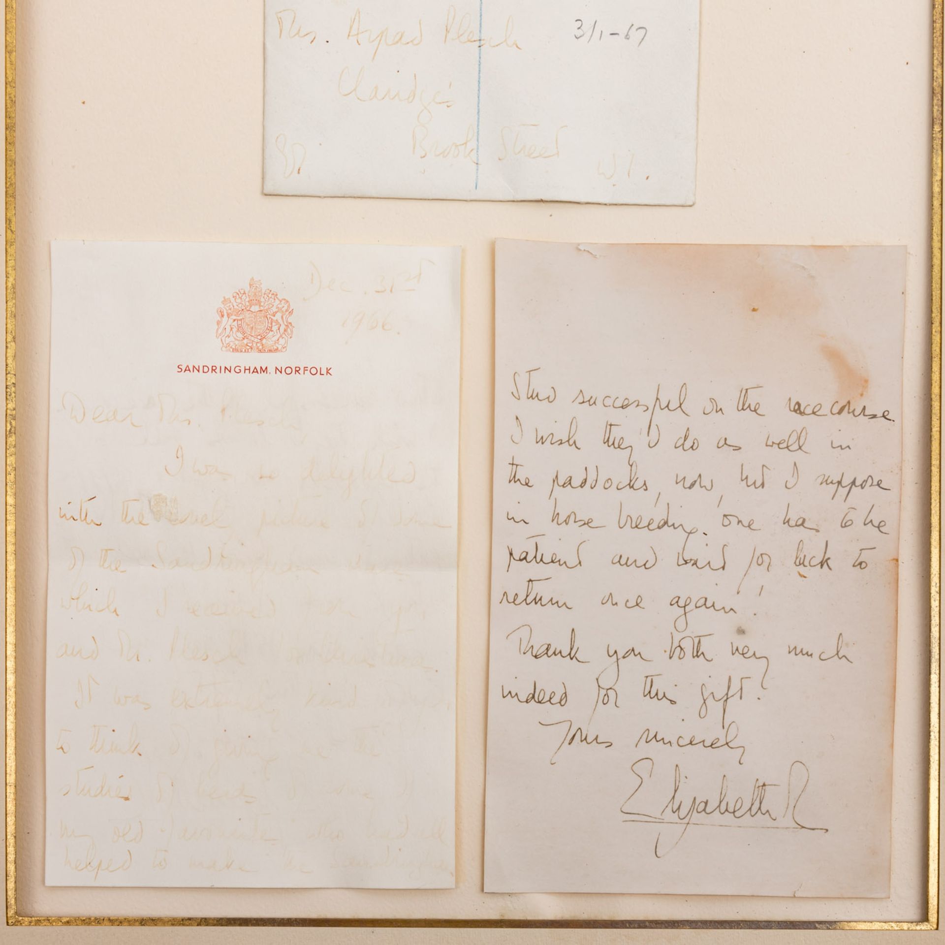 Brief von QUEEN ELISABETH II. (1926-2022) - Extrem seltener handgeschriebener - Image 7 of 7