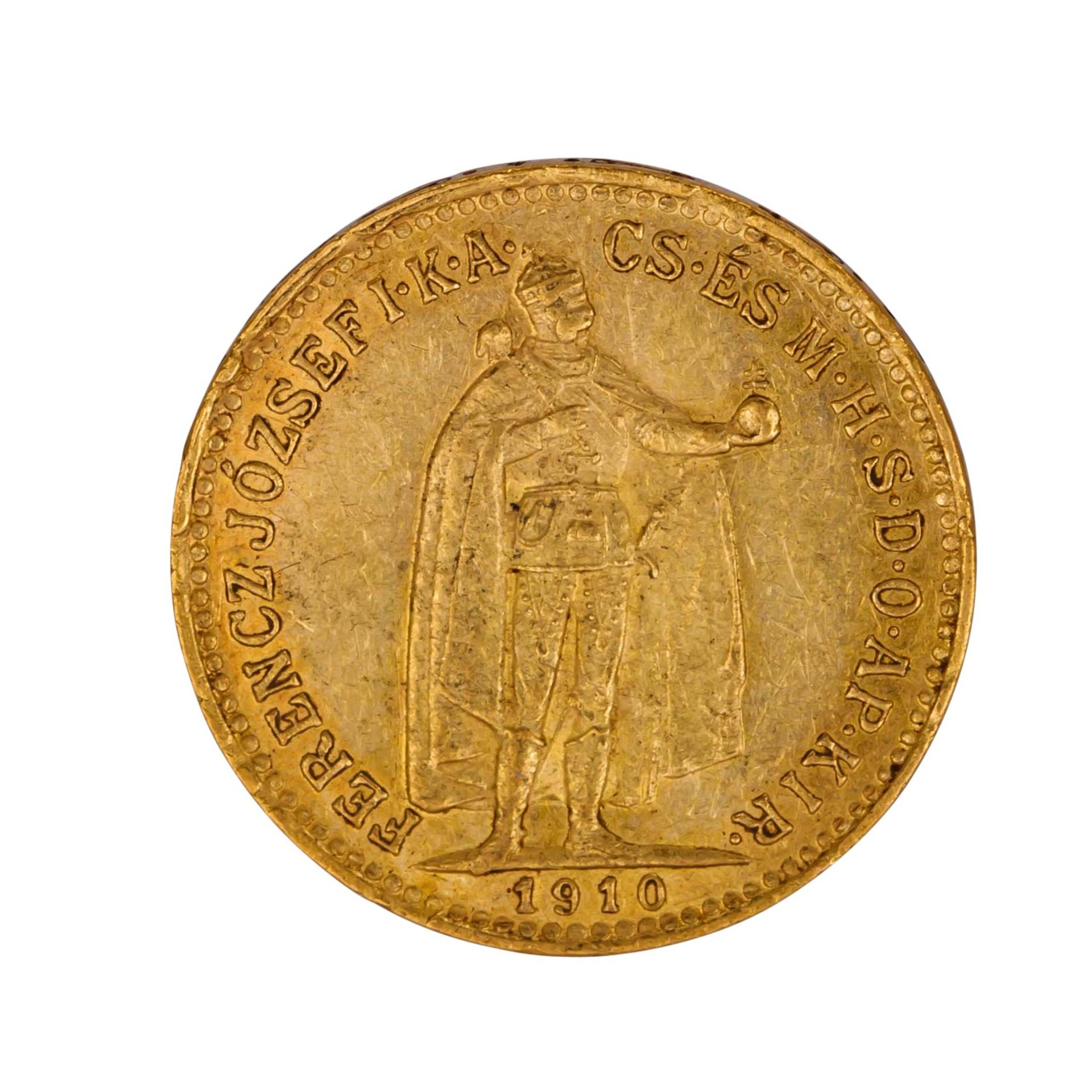 Österreich-Ungarn /GOLD - Franz Josef I. 10 Kronen 1910 - Bild 2 aus 2