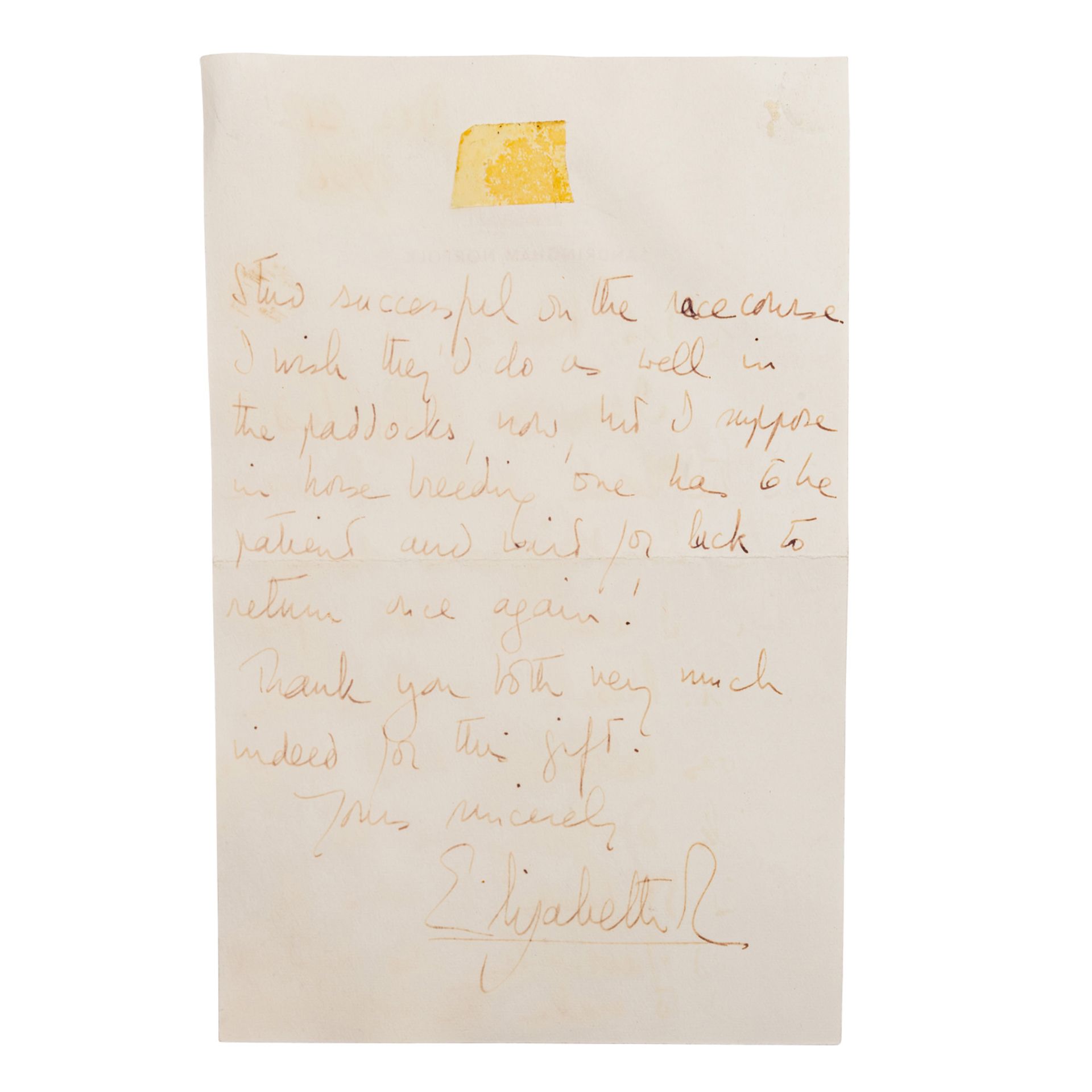 Brief von QUEEN ELISABETH II. (1926-2022) - Extrem seltener handgeschriebener - Image 5 of 7