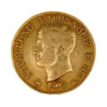 Italien /GOLD - Napoleon 40 LIRE 1808-M