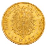 Dt. Kaiserreich /GOLD - Preussen Friedrich III. 10 Mark 1888-A