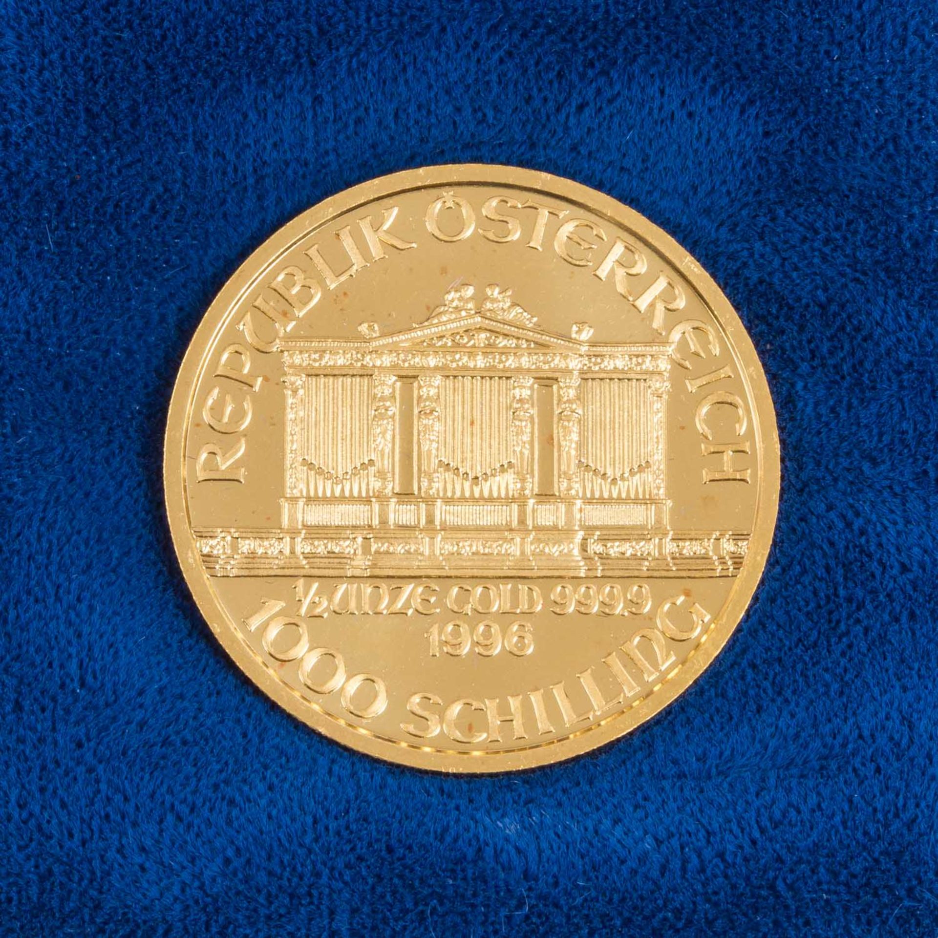 2 x Österreich/GOLD - 1000 Schilling 1996/1998, Wiener Philharmoniker, - Image 5 of 5