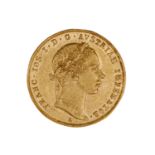 Kaisertum Österreich /GOLD, 1 Dukat Franz Josef I. 1858-A