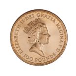 GB/GOLD - 100 Pounds 1988, Elizabeth II.,