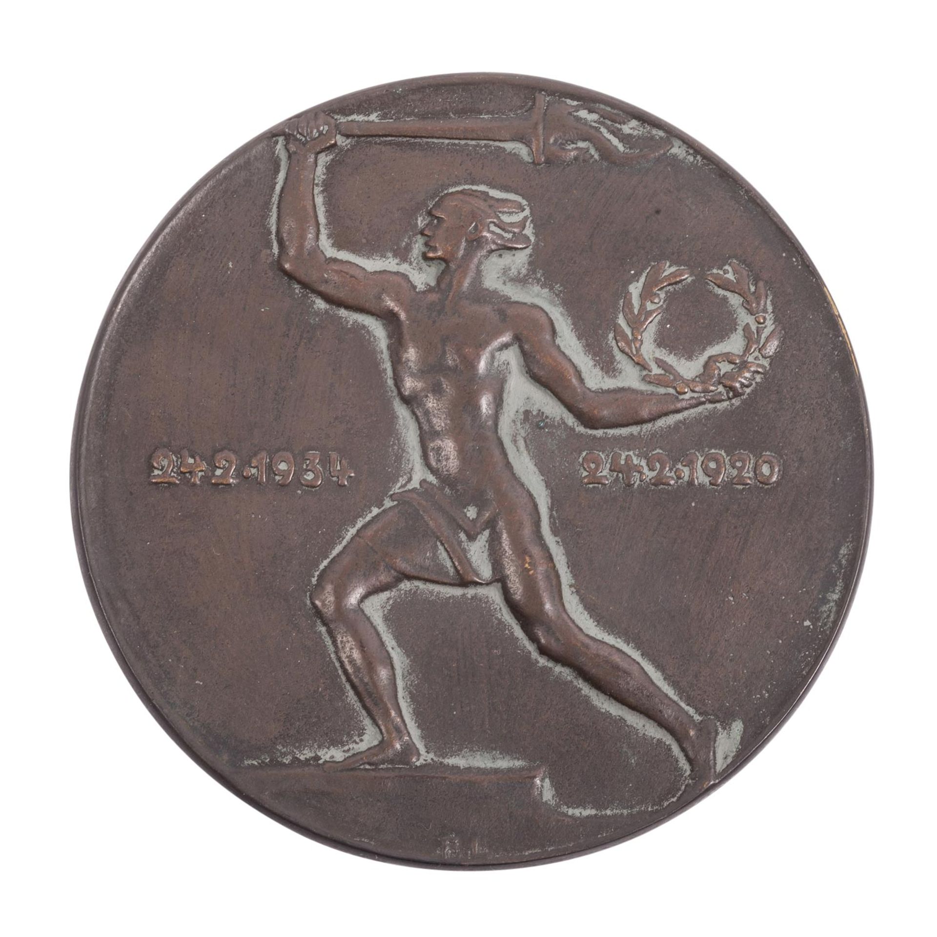 Deutsches Reich 1933-1945 - Äußerst seltene große Medaille - Image 2 of 4