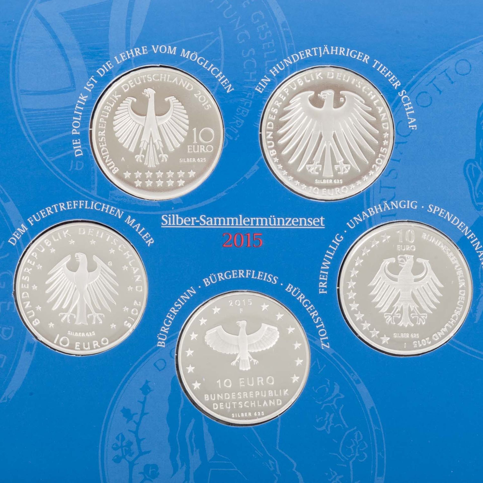 Konvolut BRD mit Schwerpunkt € Silber-Sammlermünzensets - - Bild 7 aus 9