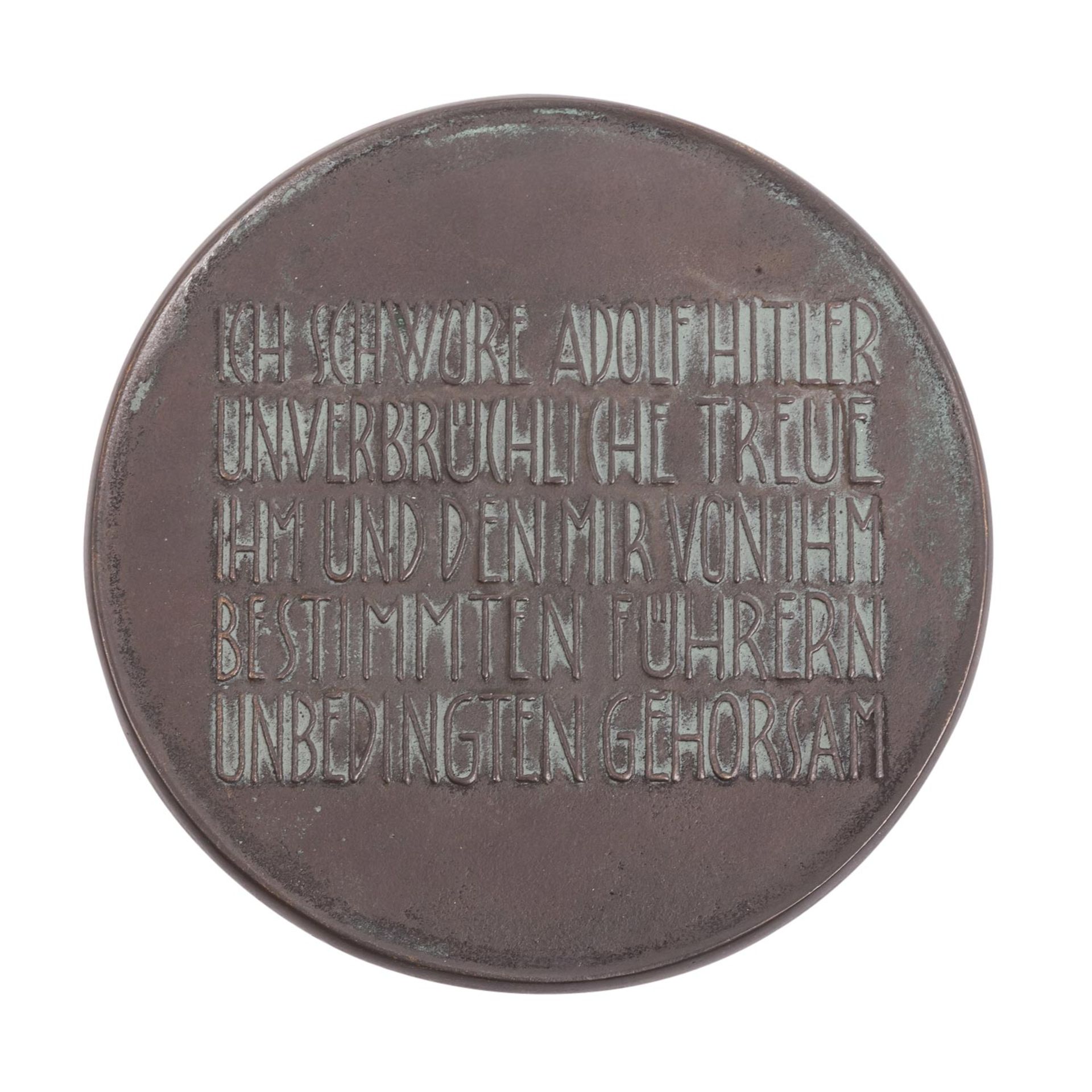 Deutsches Reich 1933-1945 - Äußerst seltene große Medaille - Image 3 of 4