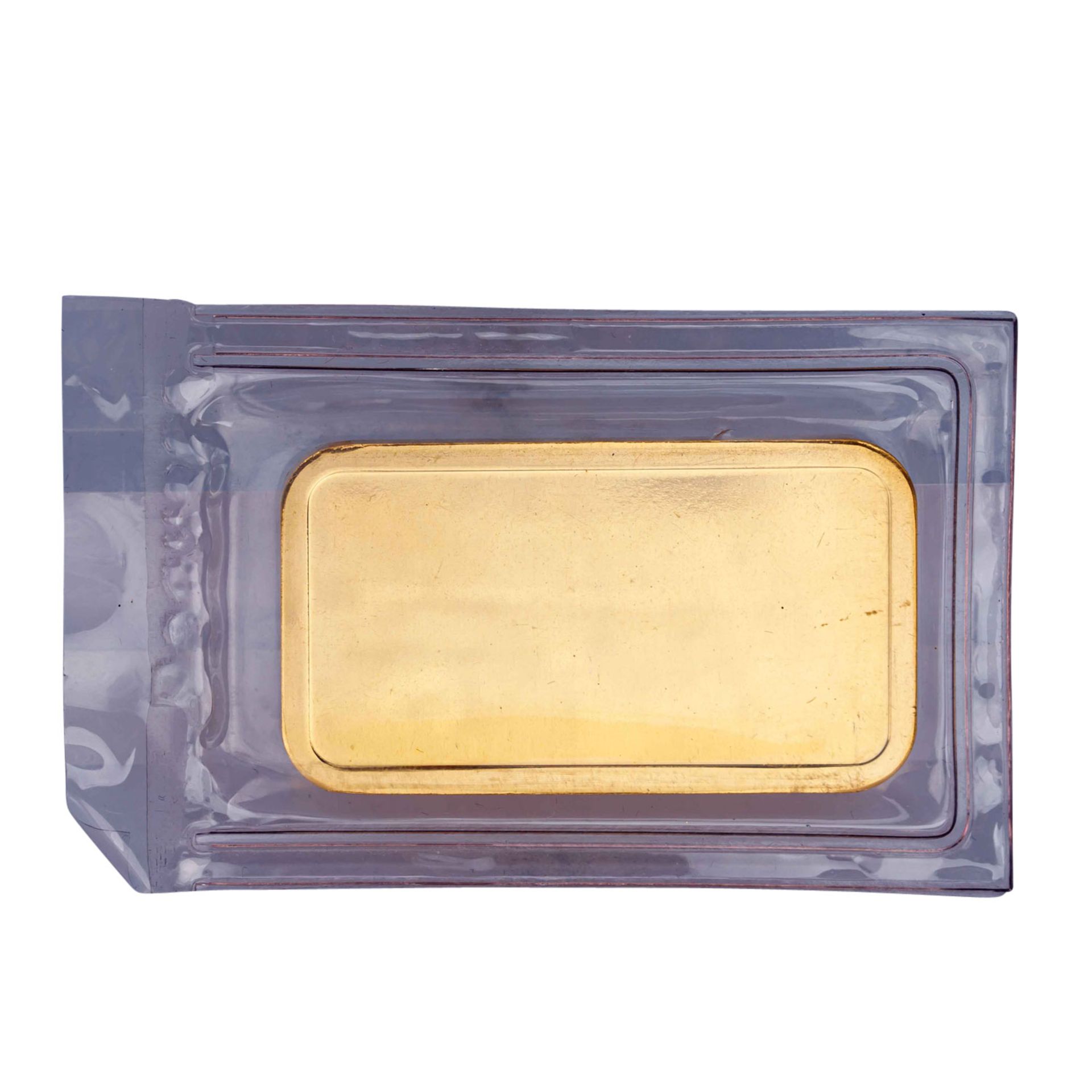 Goldbarren - 100g GOLD fein, Goldbarren geprägt, Hersteller Degussa, - Image 2 of 2
